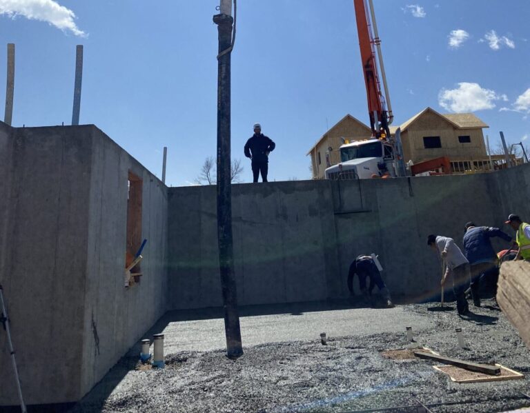 Foundation Wall Pour